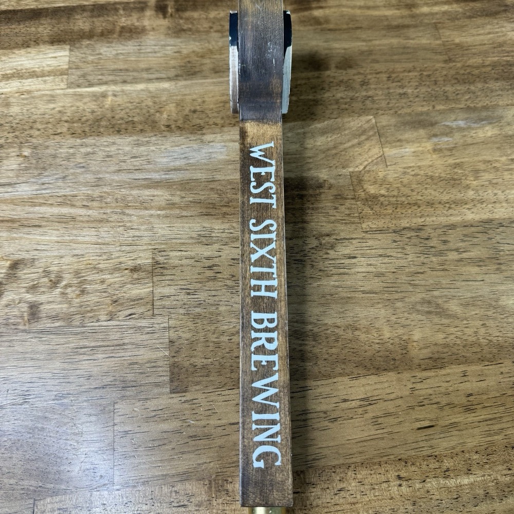 West Sixth Brewing Lazurwave Tap Handle Lexington KY Juicy IPA Wood Draft - Picture 6 of 10